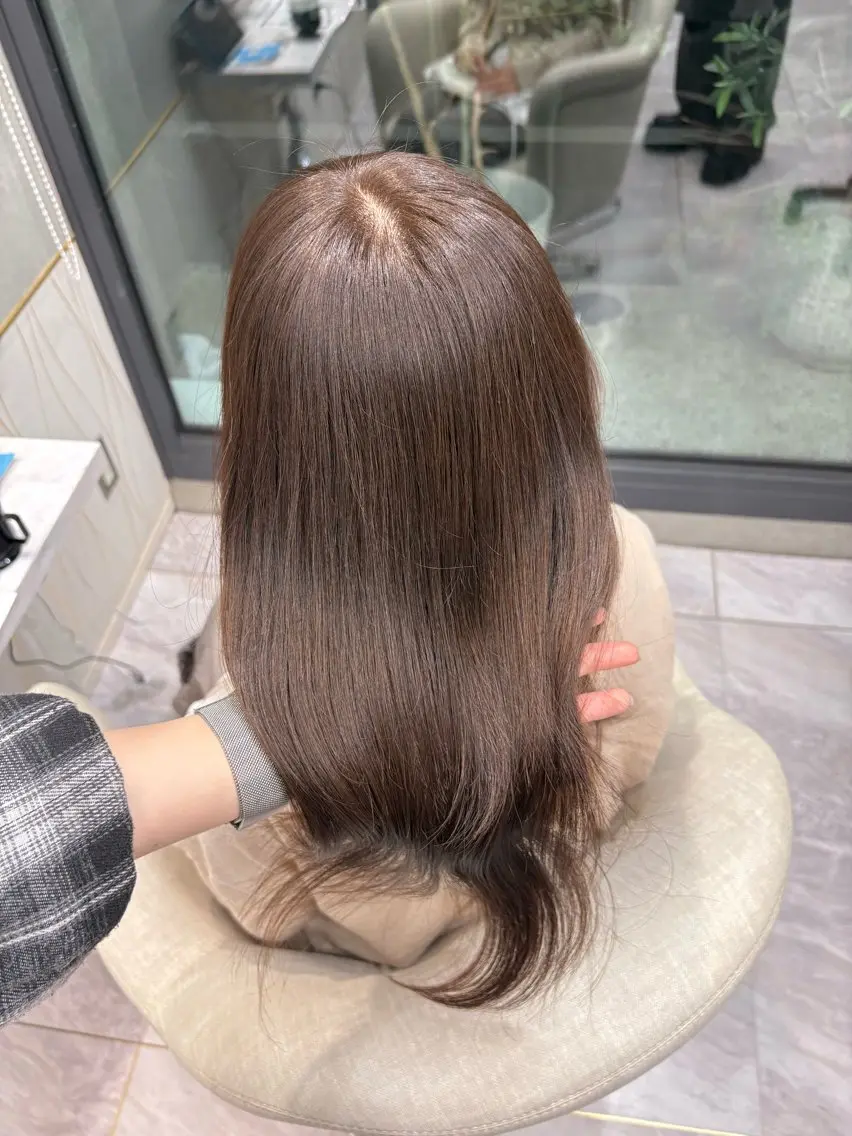 カラー ヘアカラー 【ADITION】 みのりのヘアスタイル