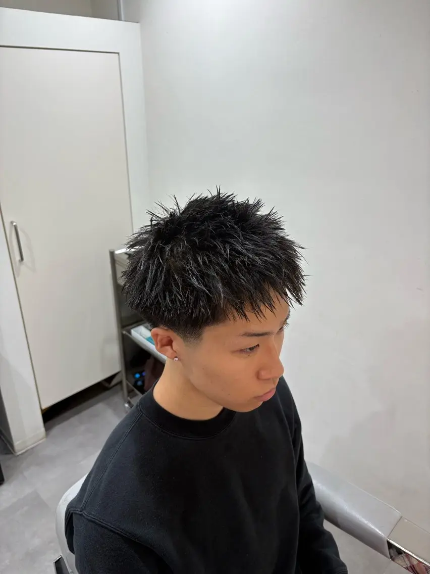 ショート メンズ スパイキーショート ショートヘア カット 深澤 知樹のヘアスタイル
