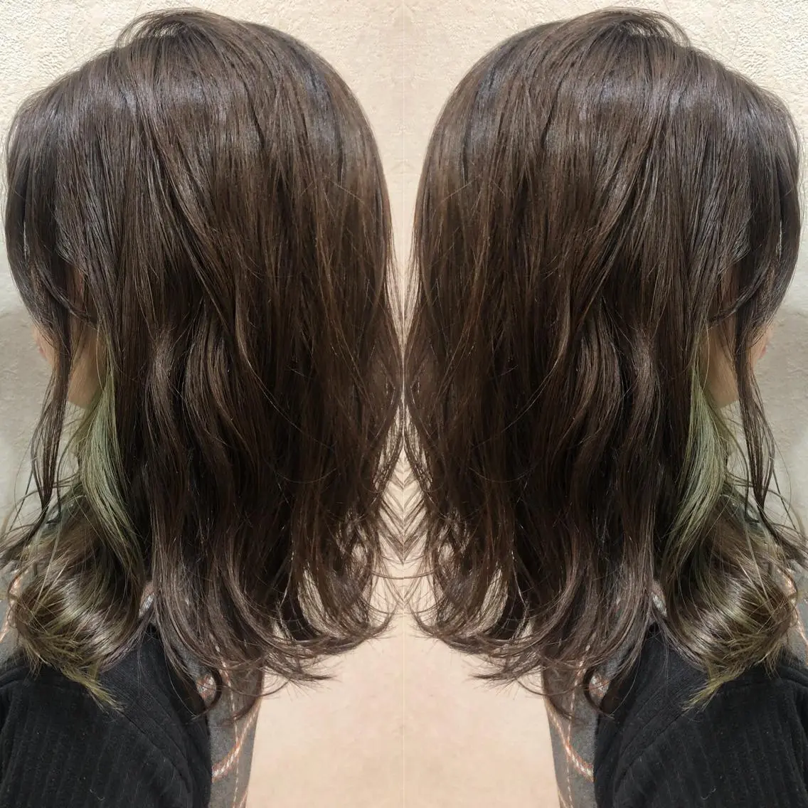 ミディアム カラー カット ヘアカラー ♡美髪•艶髪♡砂川 なつきのヘアスタイル
