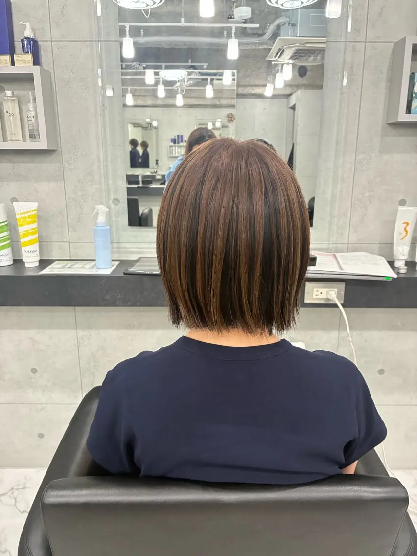 ミディアム カラー Endearing 🌟銀座のヘアスタイル