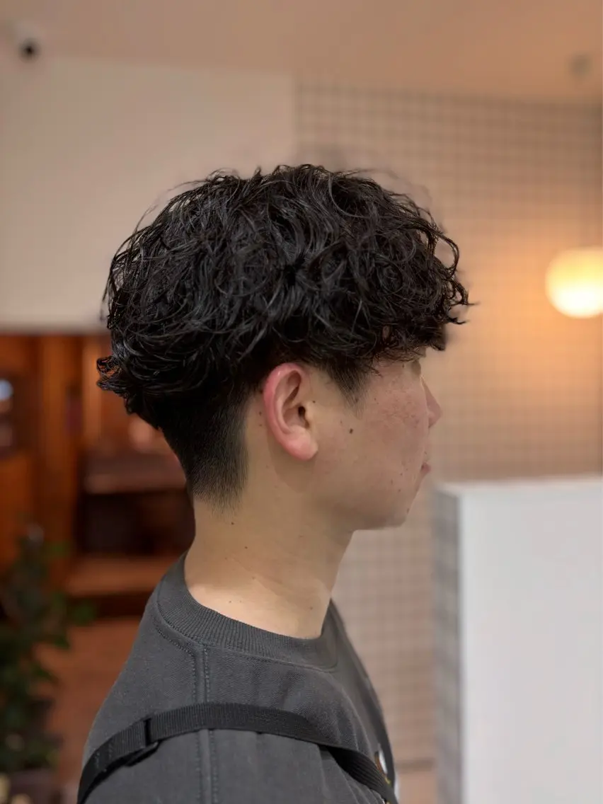 パーマ メンズ カット パーマ jammin.新塘 亮介のヘアスタイル