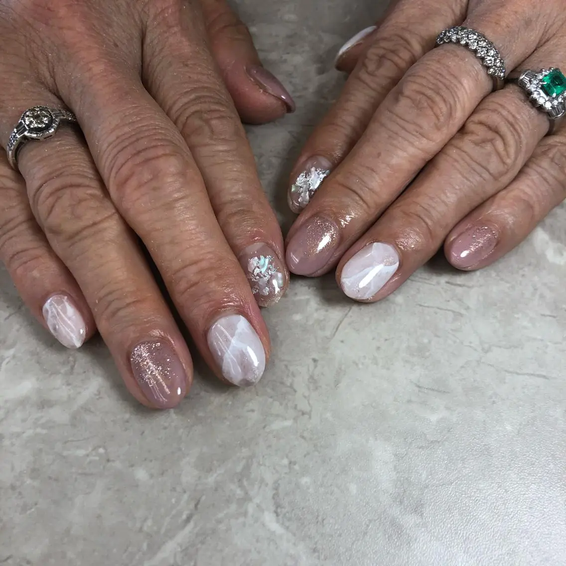 ネイル 大理石ネイル(マーブル) nail 1997のネイルデザイン
