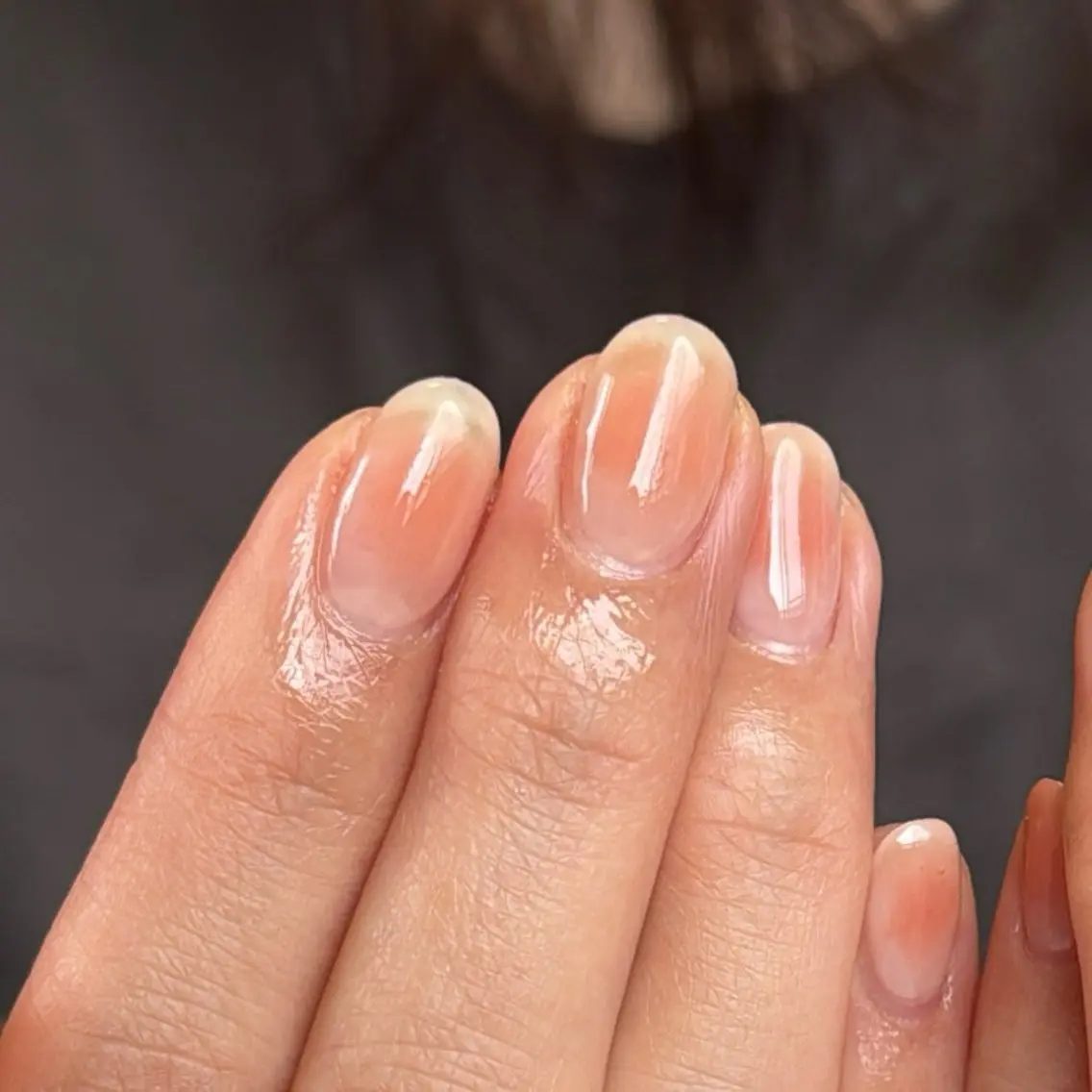 ネイル チークネイル GELo nail rinaのネイルデザイン