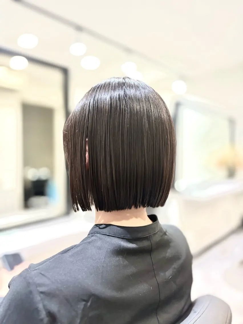 ショート 切りっぱなしボブ ボブ このか🌸ショート/ ボブカットのヘアスタイル