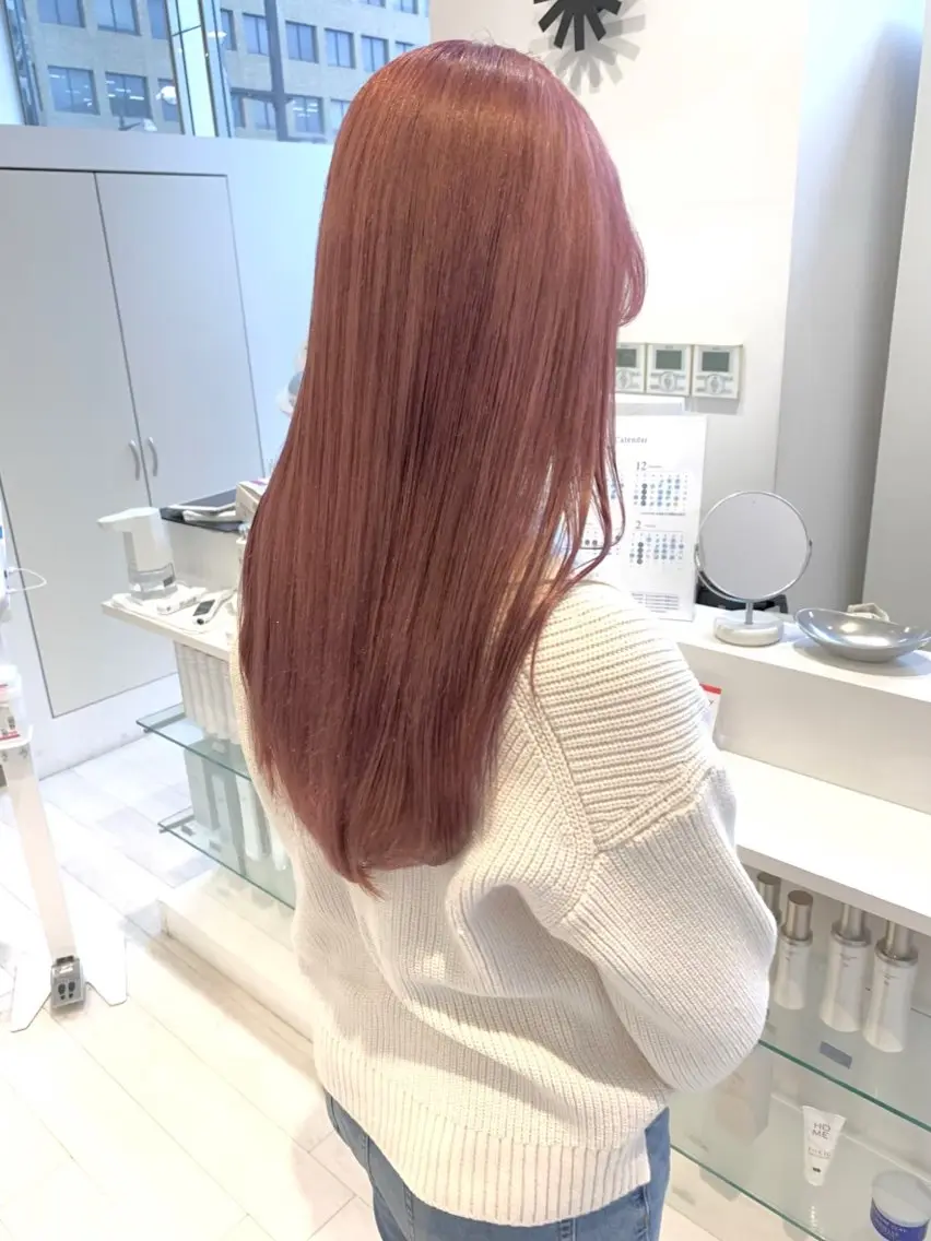 ロング カラー ヘアカラー ParveMix🍀 藤原愛未のヘアスタイル