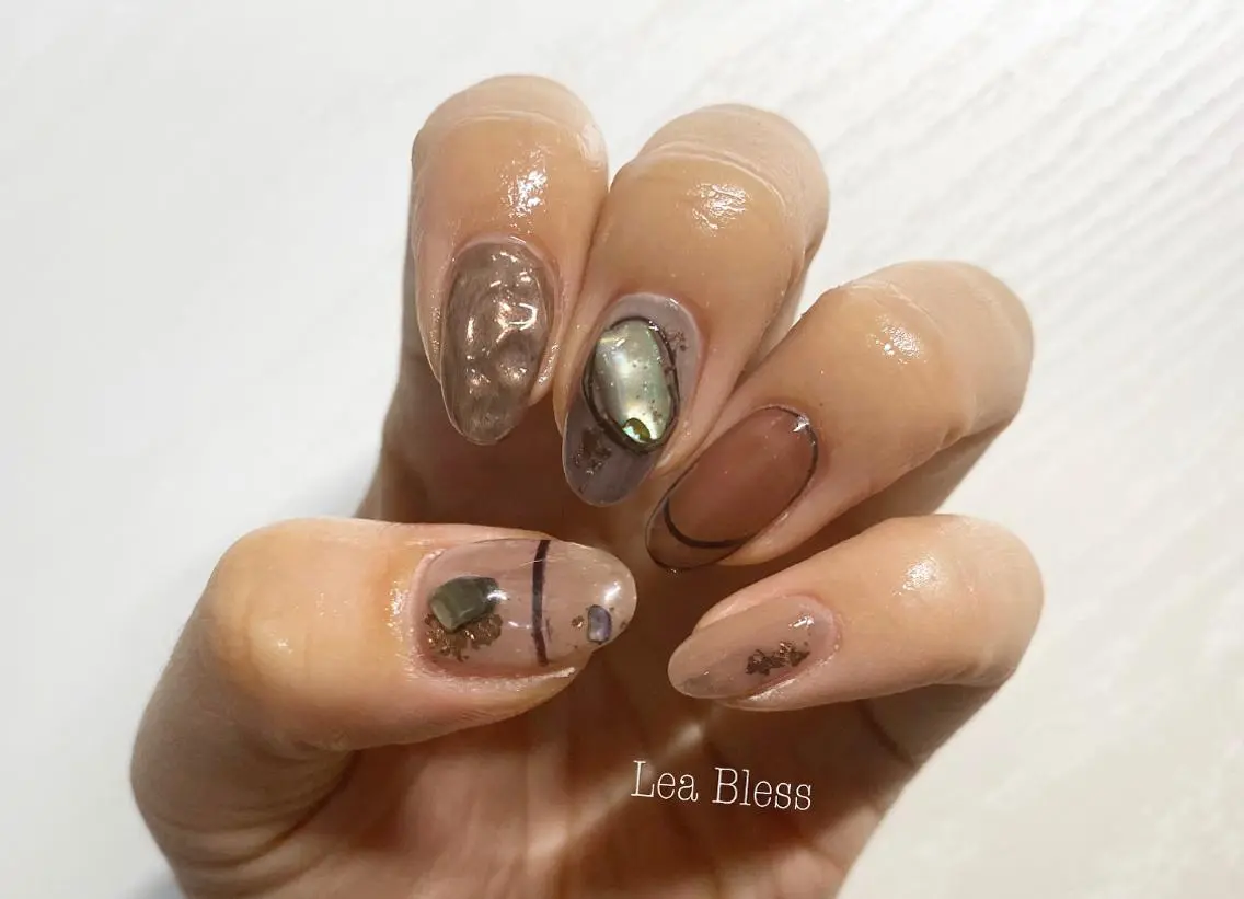 ネイル アートネイル Lea Bless 河原町のネイルデザイン