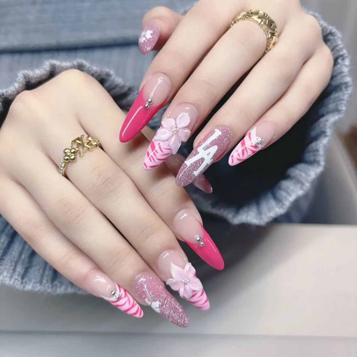 ネイル アニマル柄 べっ甲ネイル ブラウン ジェルネイル ハロウィン Rika  nail cocoのネイルデザイン