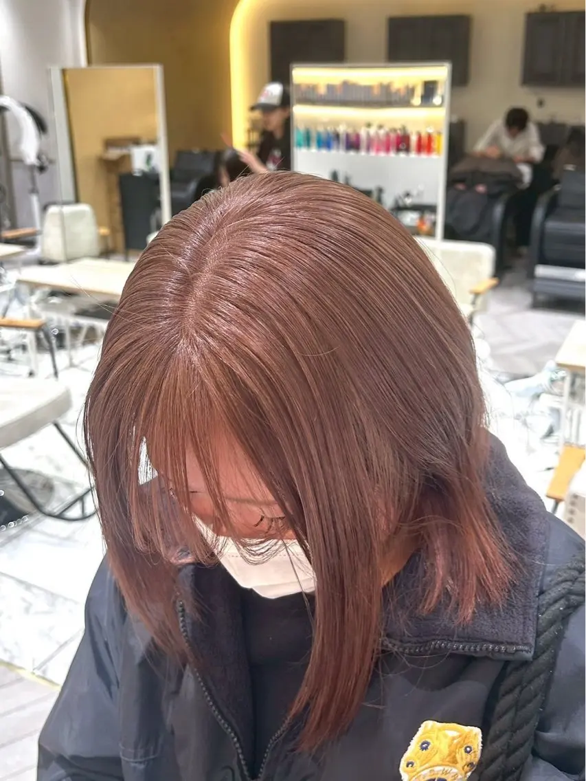 ショート カラー ヘアカラー トリートメント ハイトーン/デザイン 🥣KYOKAのヘアスタイル