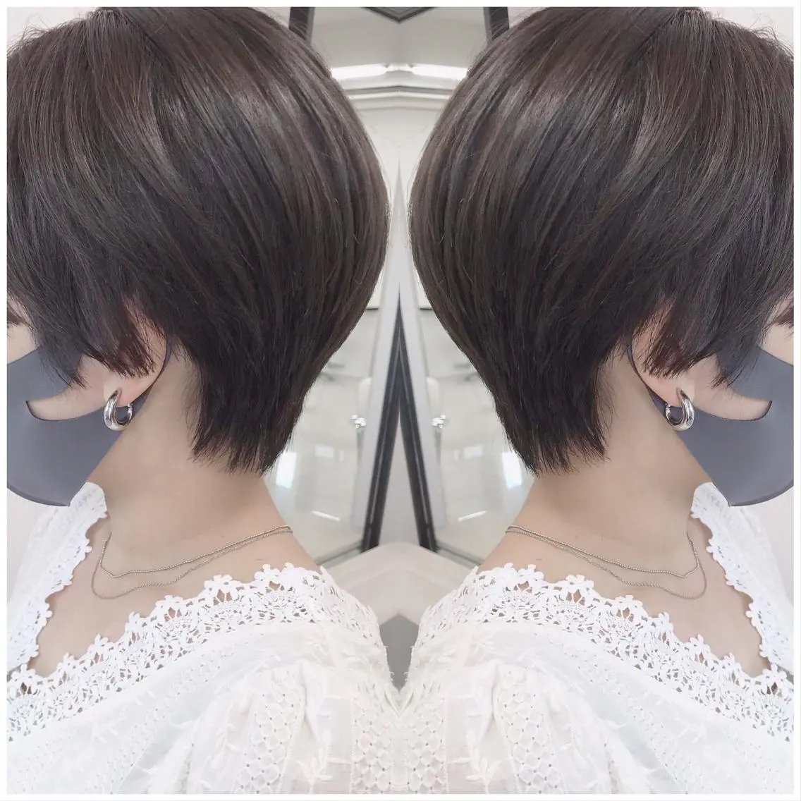 ショート カラー カット ヘアカラー トリートメント ハタケヤマヨシキ ／BOOTHのヘアスタイル