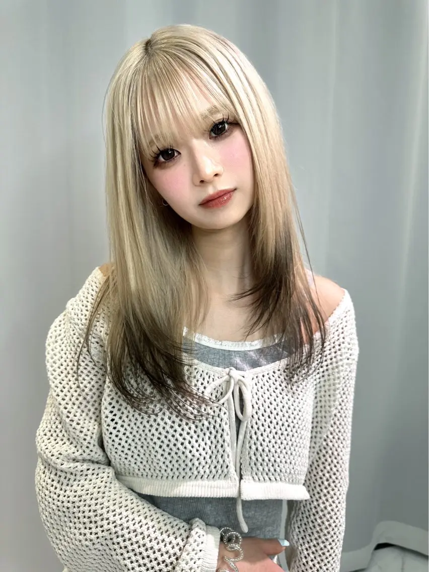 ロング ハイトーン/栄/ ★ICHIMURA★のヘアスタイル