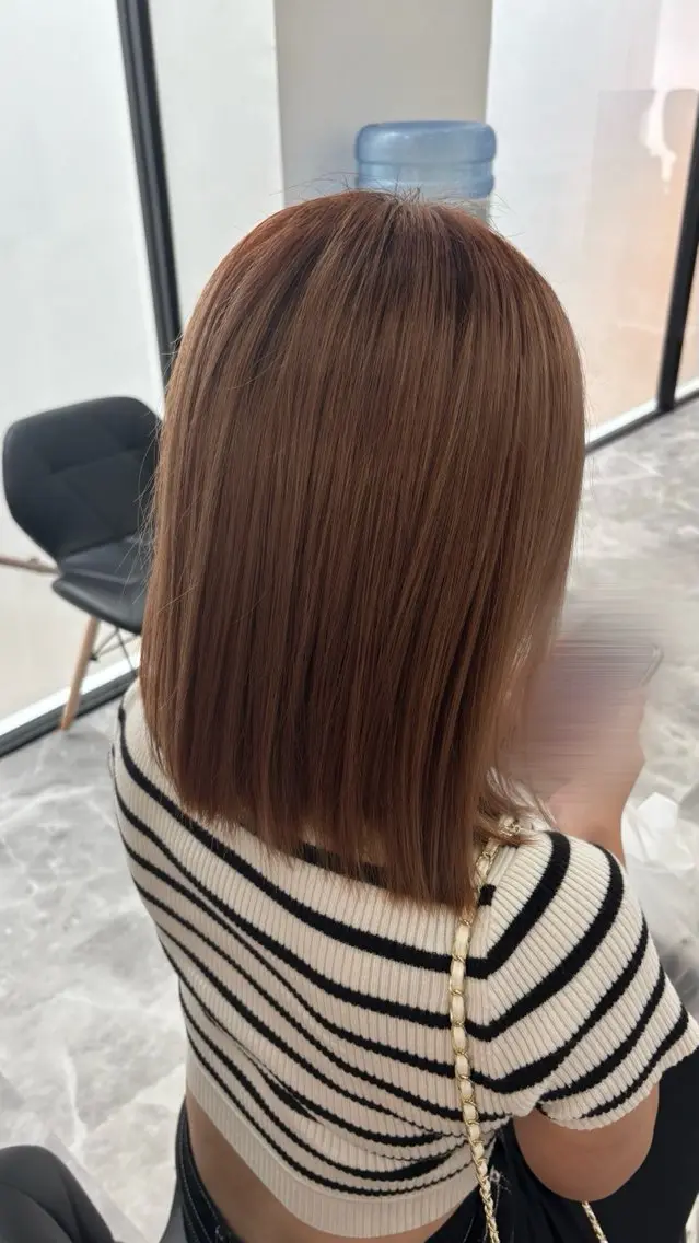 ミディアム ヘアカラー belle / REIA🎀🩶のヘアスタイル