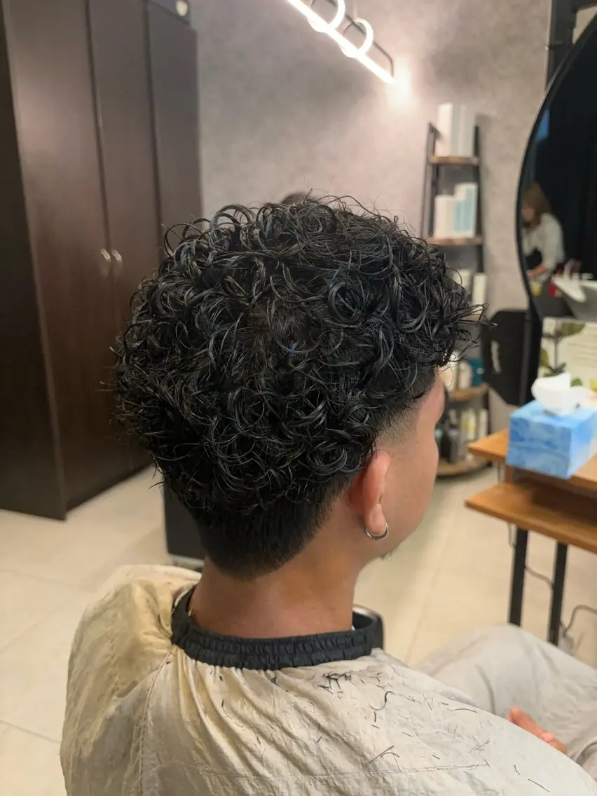 ショート パーマ メンズ カット パーマ トリートメント Success ショウヘイのヘアスタイル