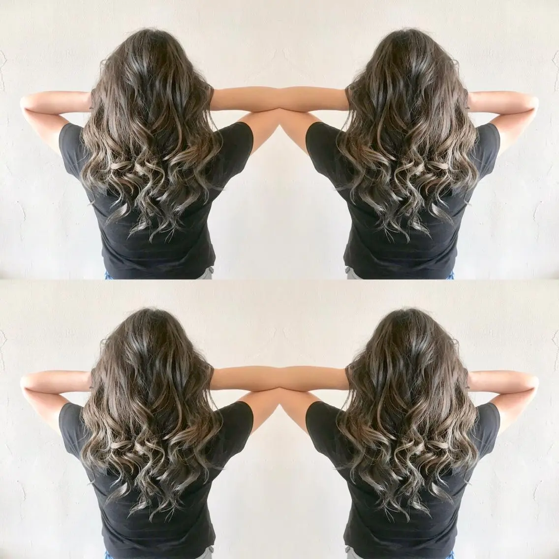 セミロング 外国人風カラー VERDA KENのヘアスタイル