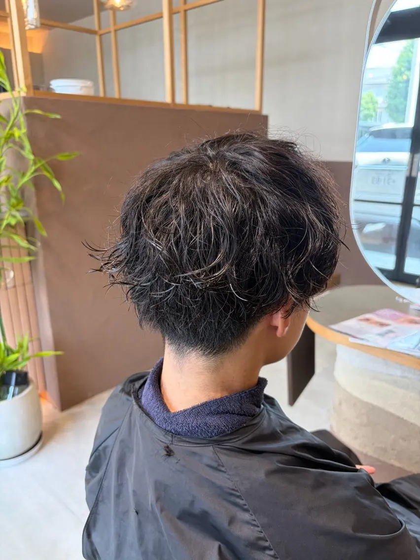 メンズ メンズパーマ 赤羽根 周のヘアスタイル