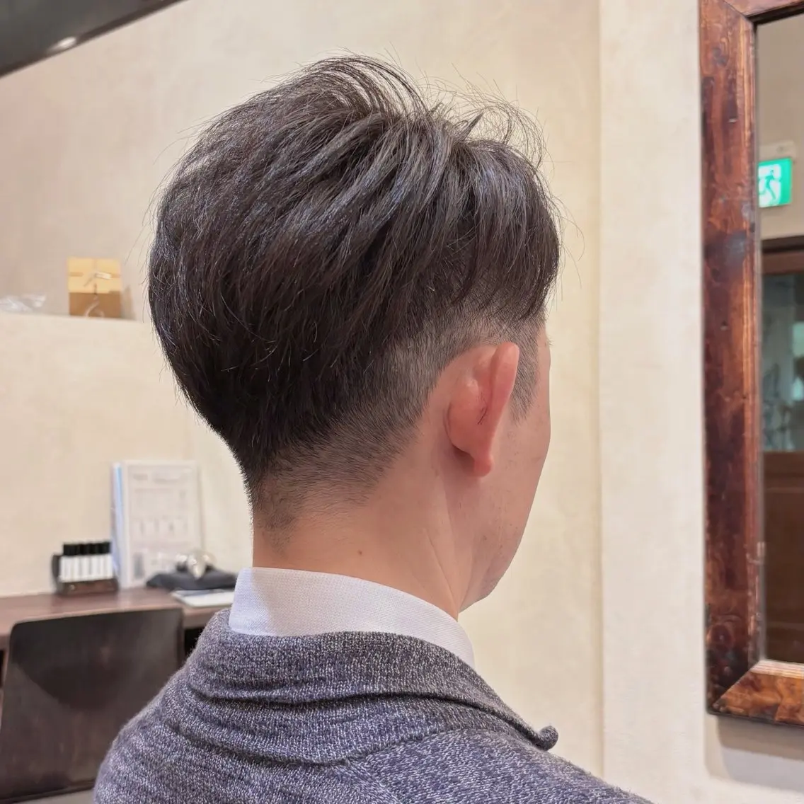 ショート カラー メンズ ツーブロック ブラウンカラー カット ヘアカラー roost 優のヘアスタイル