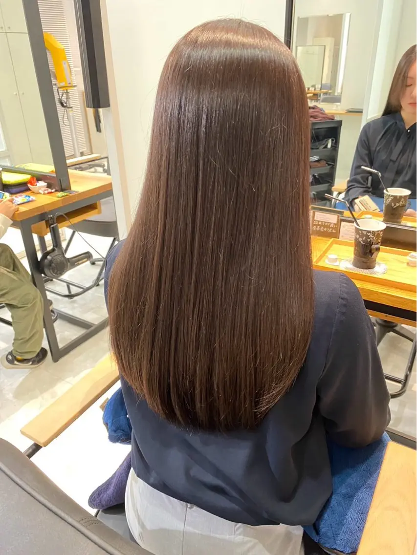ロングカットの写真