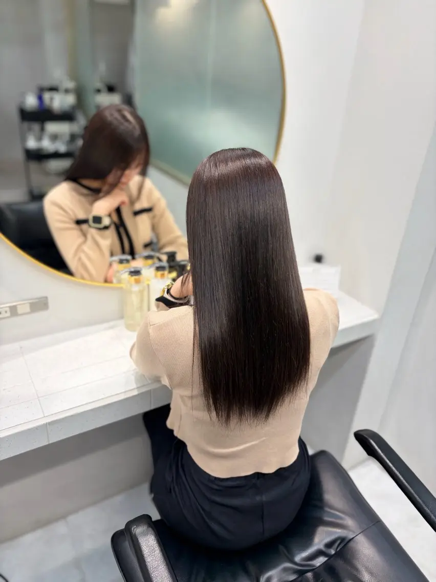 ロング 髪質改善 ヘアカラー トリートメント 🫧髪質改善特化/ 縮毛矯正/🫧鈴木透のヘアスタイル