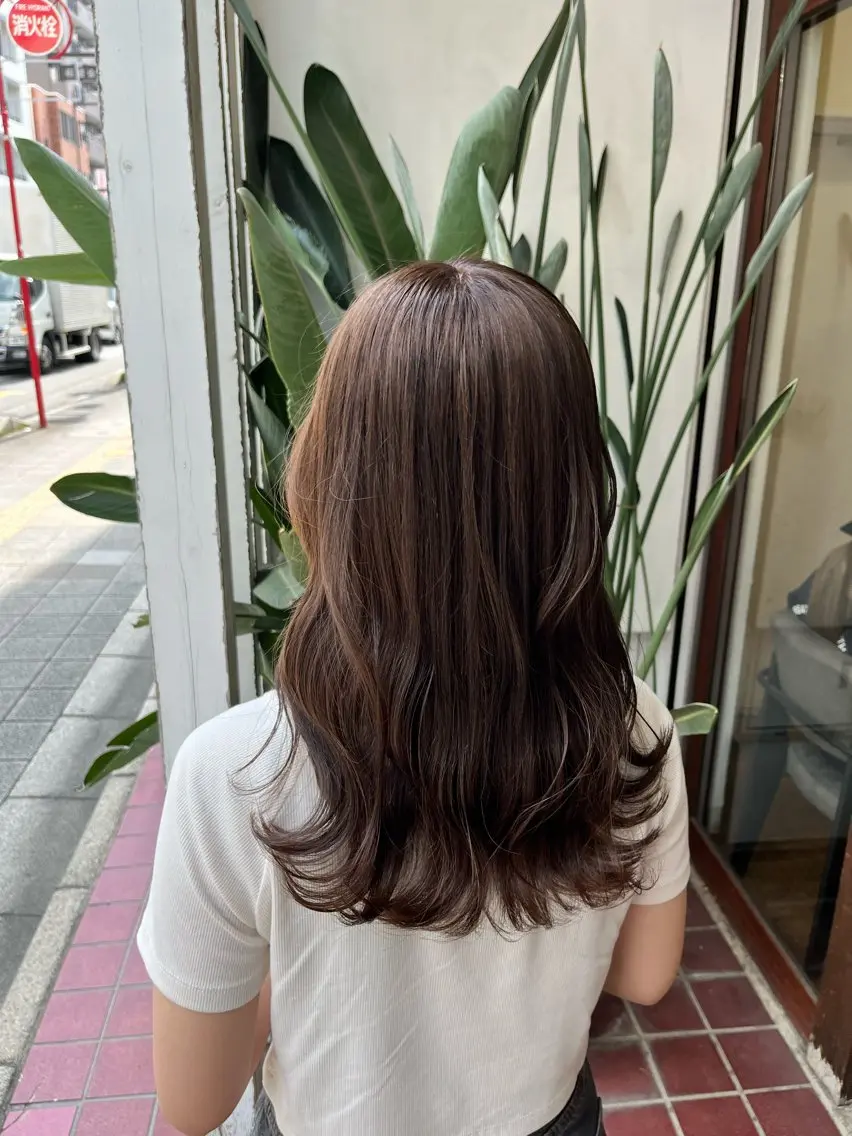 セミロング カラー インナーカラー ヘアカラー トリートメント ヘッドスパ 🫧ハイトーン/ ブリーチ🫧白石航汰のヘアスタイル