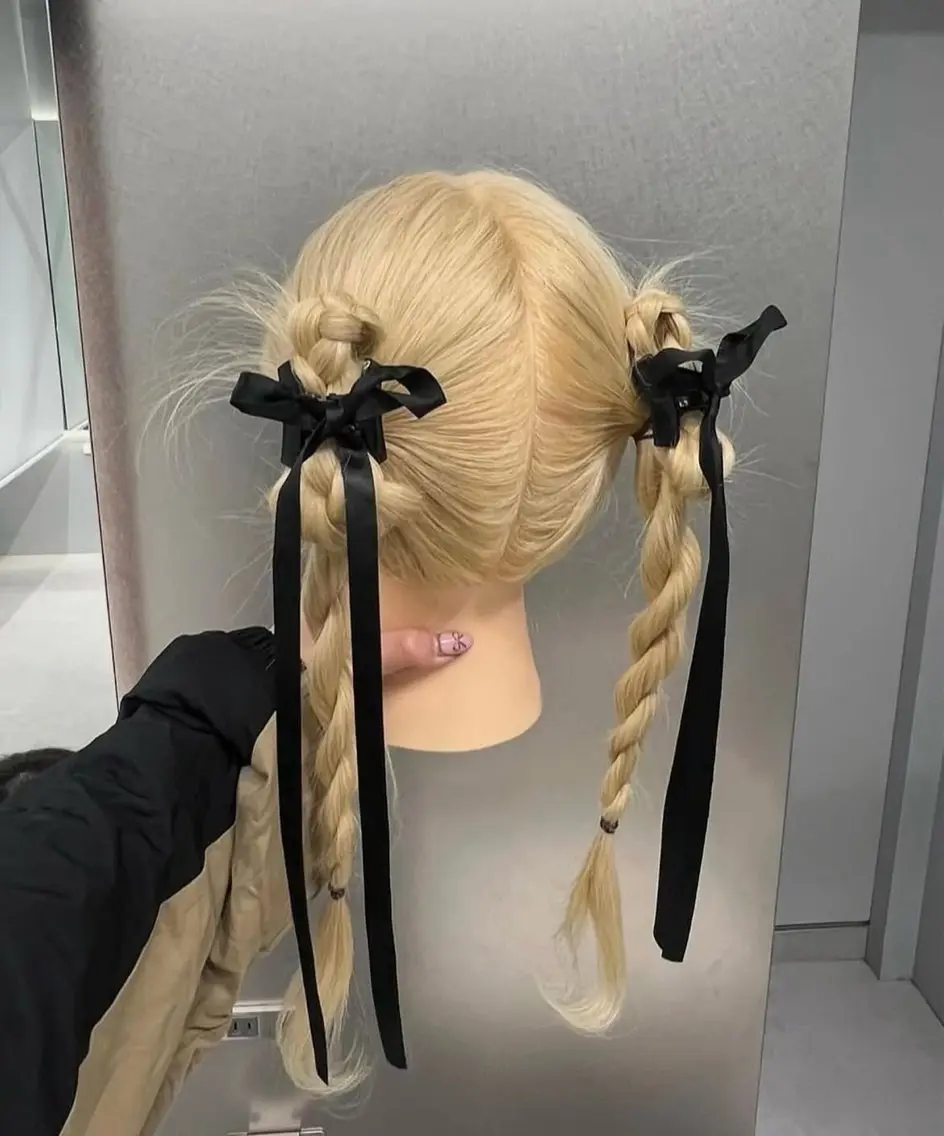 ヘアセット🎀結婚式お呼ばれヘア、推し活ヘアなどに是非⸝⸝ʚ̴̶̷̆_ʚ̴̶̷̆⸝⸝✨️の写真