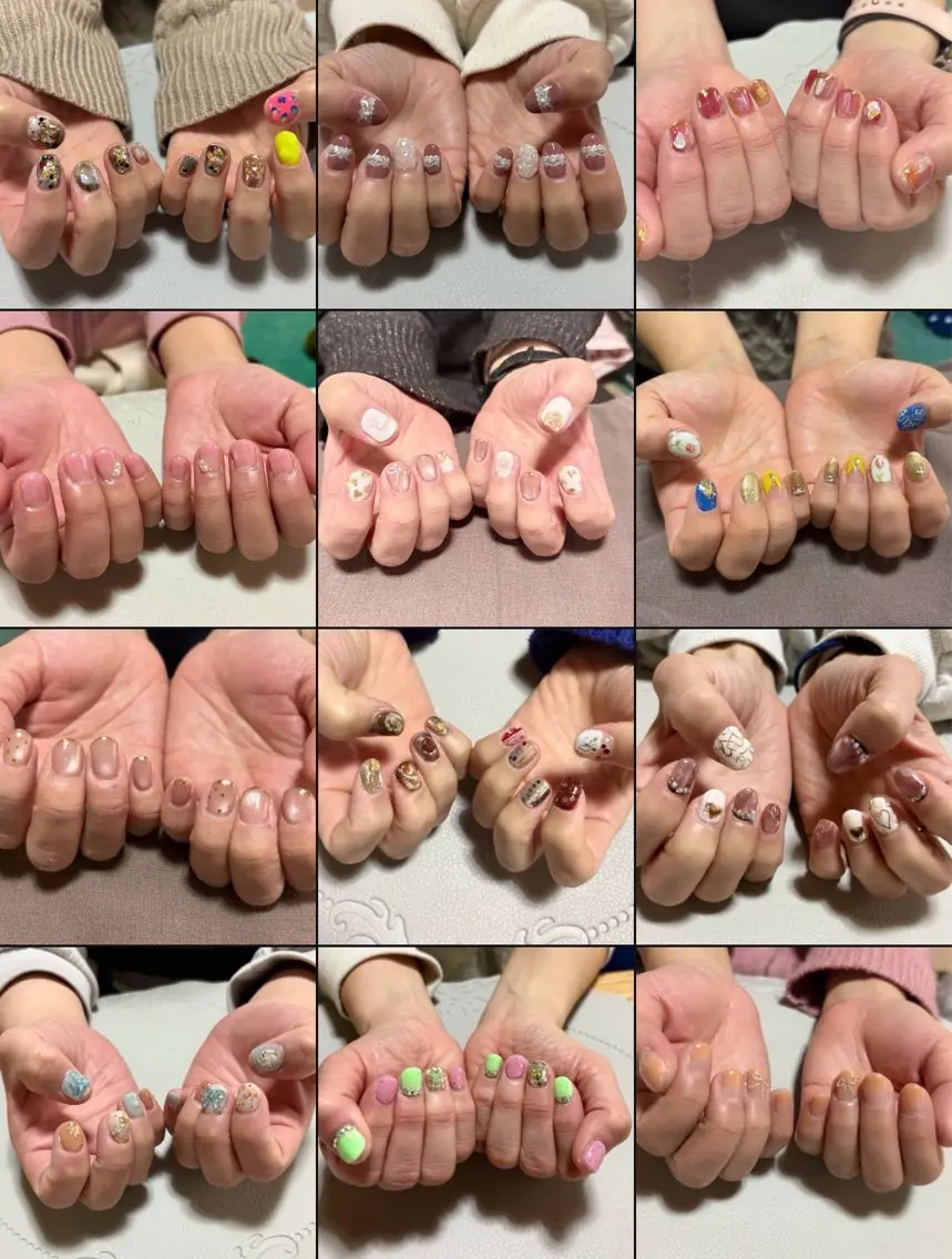 自爪を守るフィルインでフリーネイル💅の写真