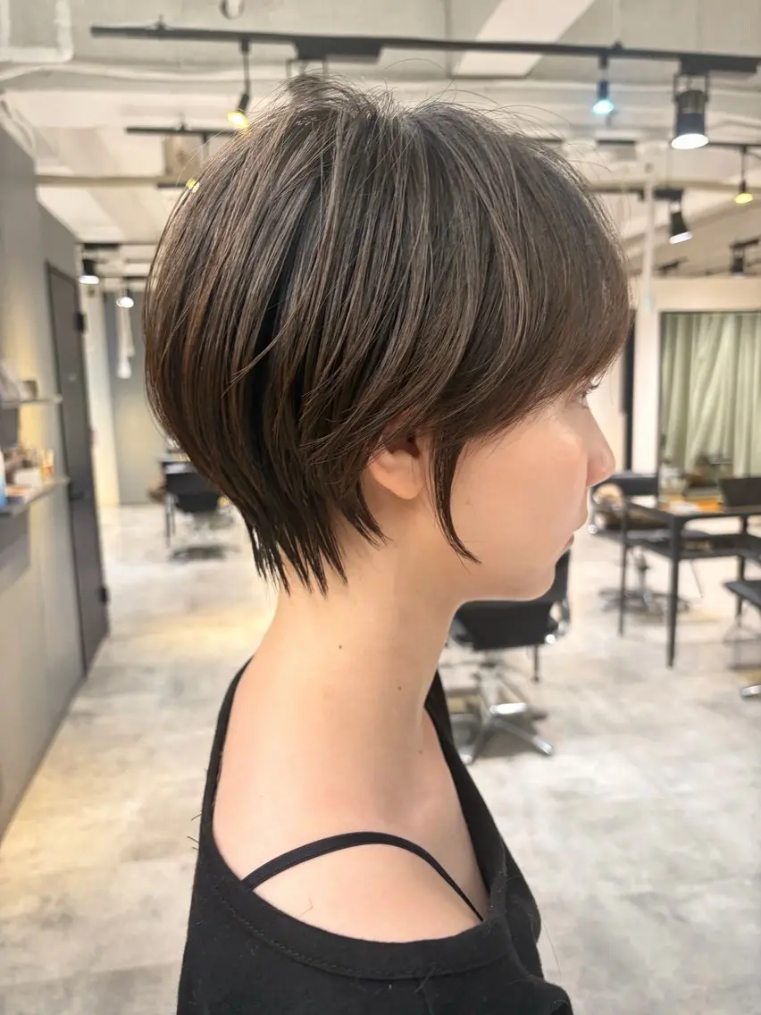 ショート 久保 佳乃のヘアスタイル