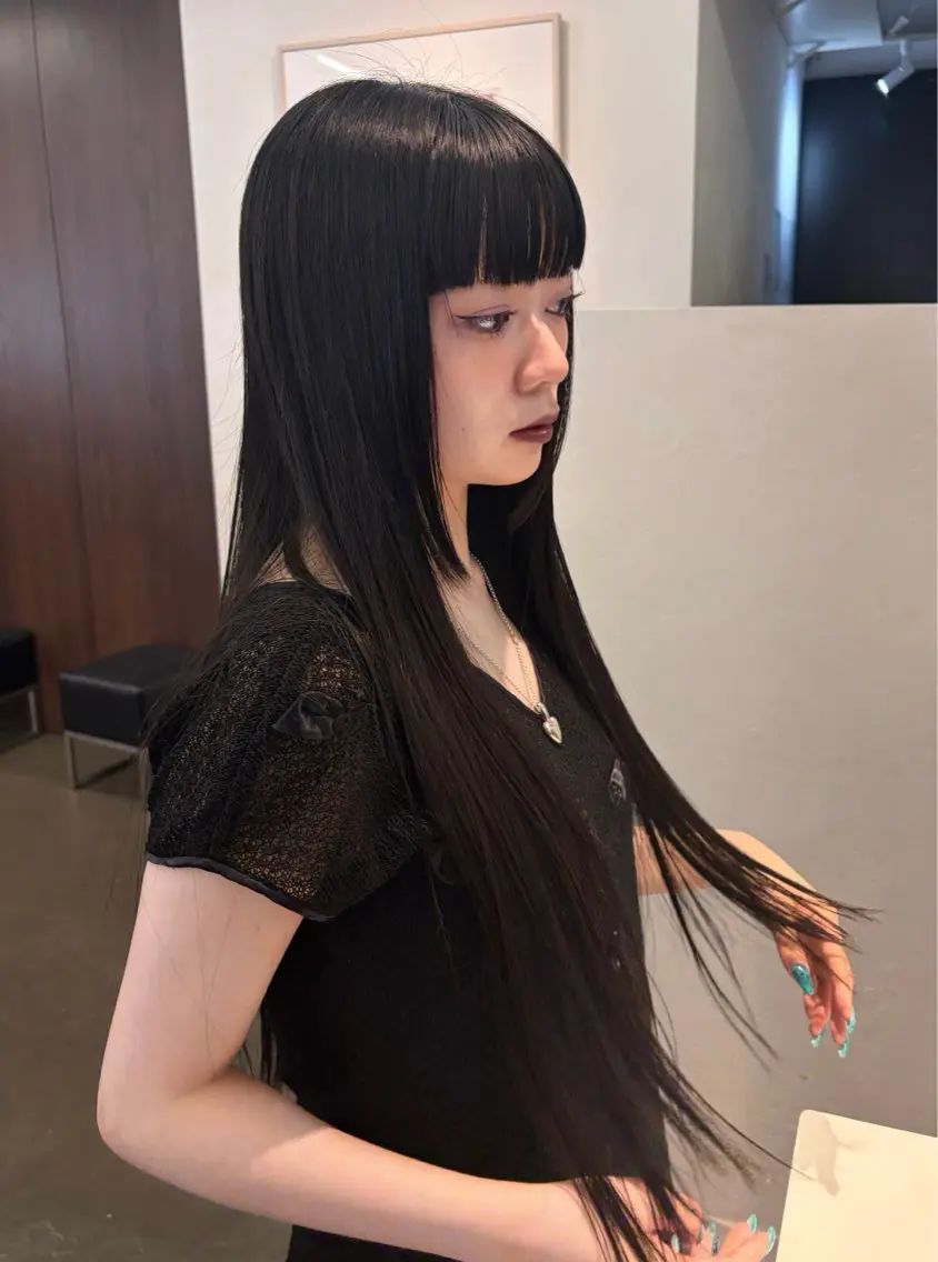 ロング トリートメント ヘッドスパ 岩元 結実のヘアスタイル