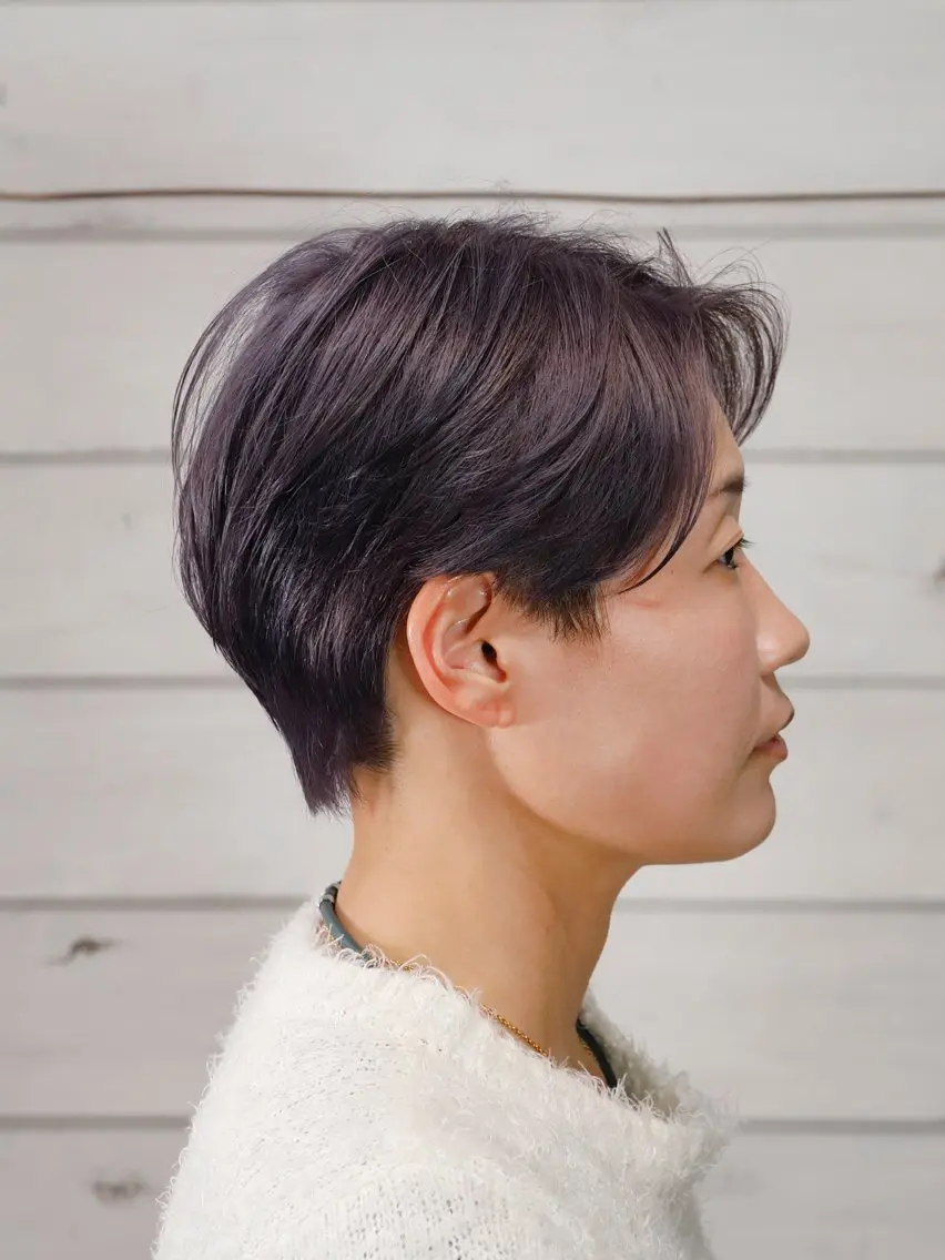ショート ヘアカラー 下島 優人のヘアスタイル
