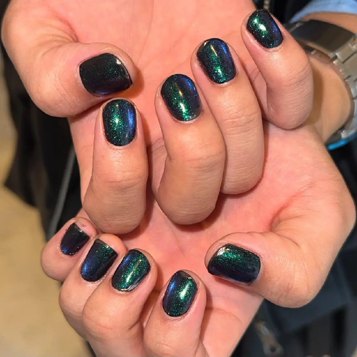 ネイル オーロラネイル ハンドネイル MARIN NAILのネイルデザイン