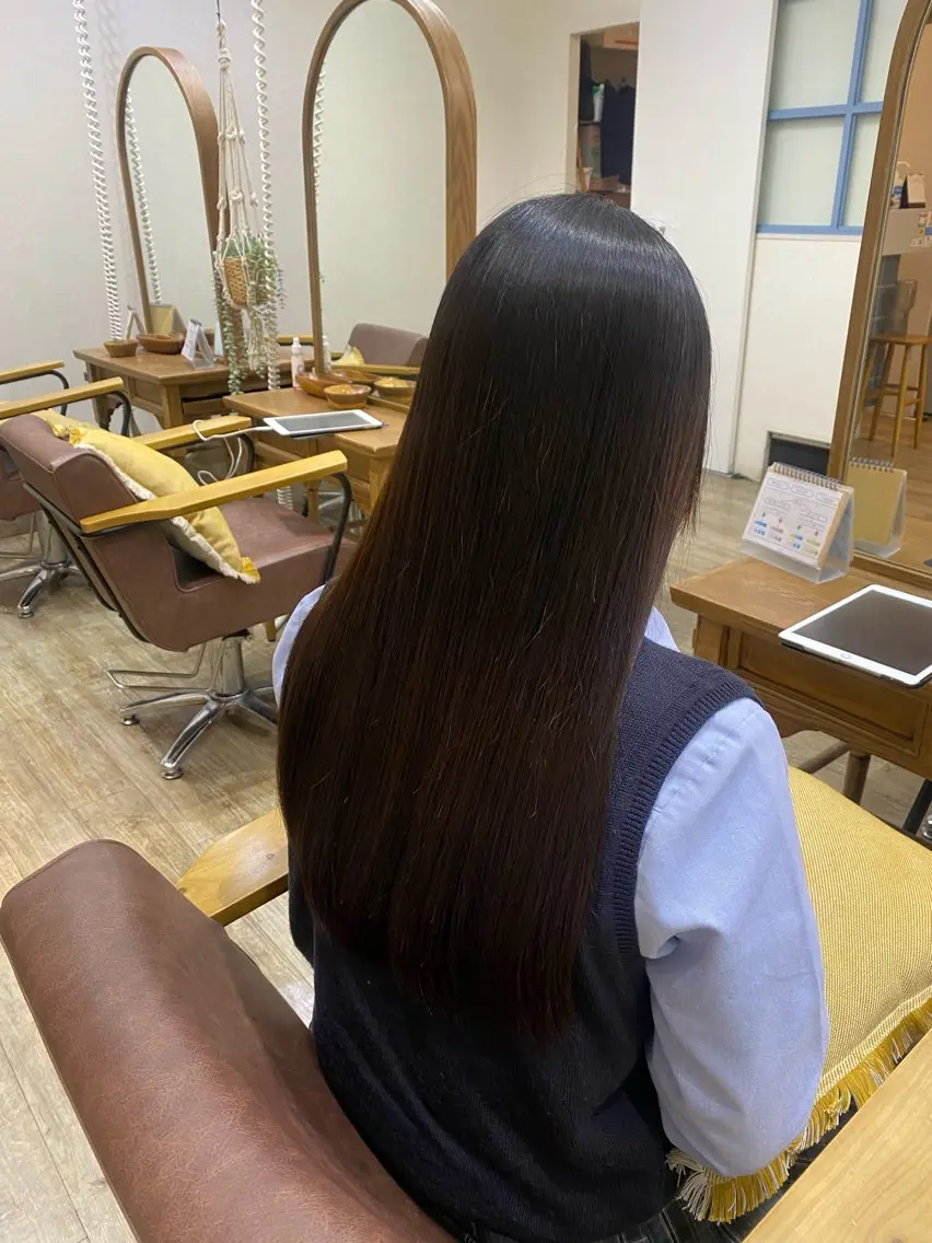 [💫キレイな髪に💫]縮毛矯正➕カットの写真
