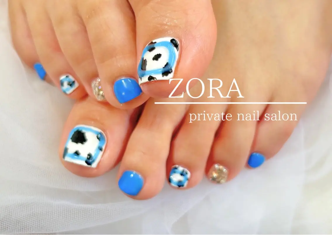 ネイル フットネイル ZORA yuのネイルデザイン
