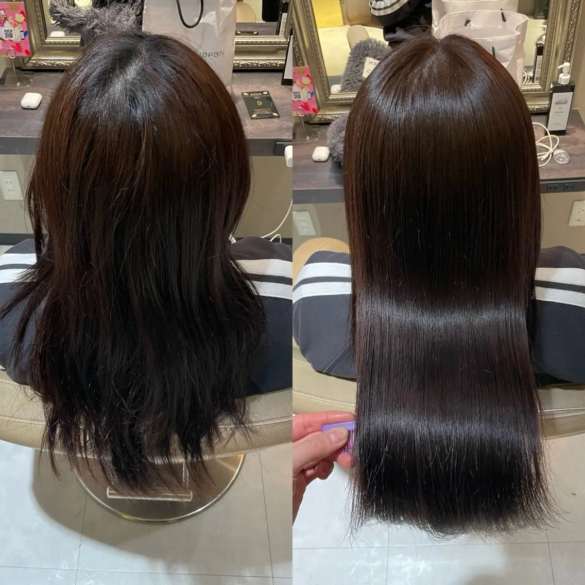 セミロング トリートメント トリートメント 大藤 彩のヘアスタイル