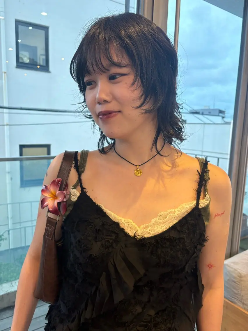 ミディアム カラー ヘアアレンジ ヘアカラー トリートメント 🫧こだわりカラー 🩰/渡邉日向🕊のヘアスタイル