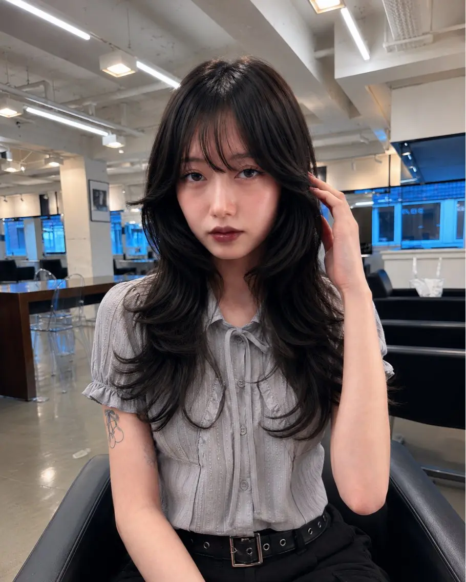 ロング ヘアアレンジ 岩元 結実のヘアスタイル