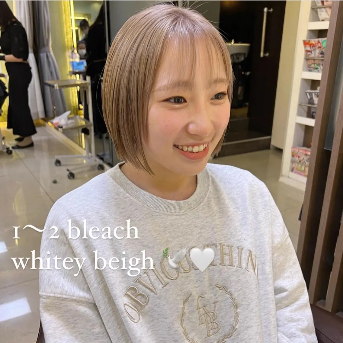 ショート カラー ヘアカラー 似合わせカットカラー ♡佐藤捺美のヘアスタイル