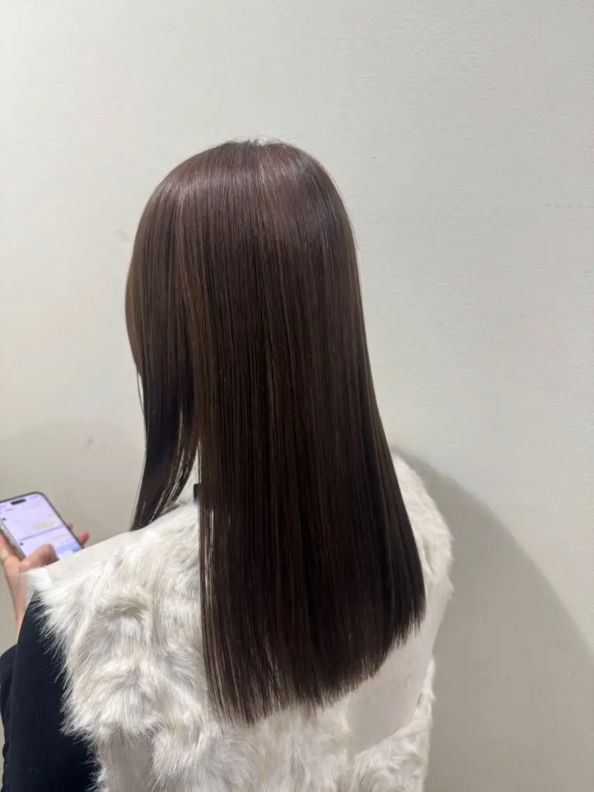 ロング 齋藤 結のヘアスタイル