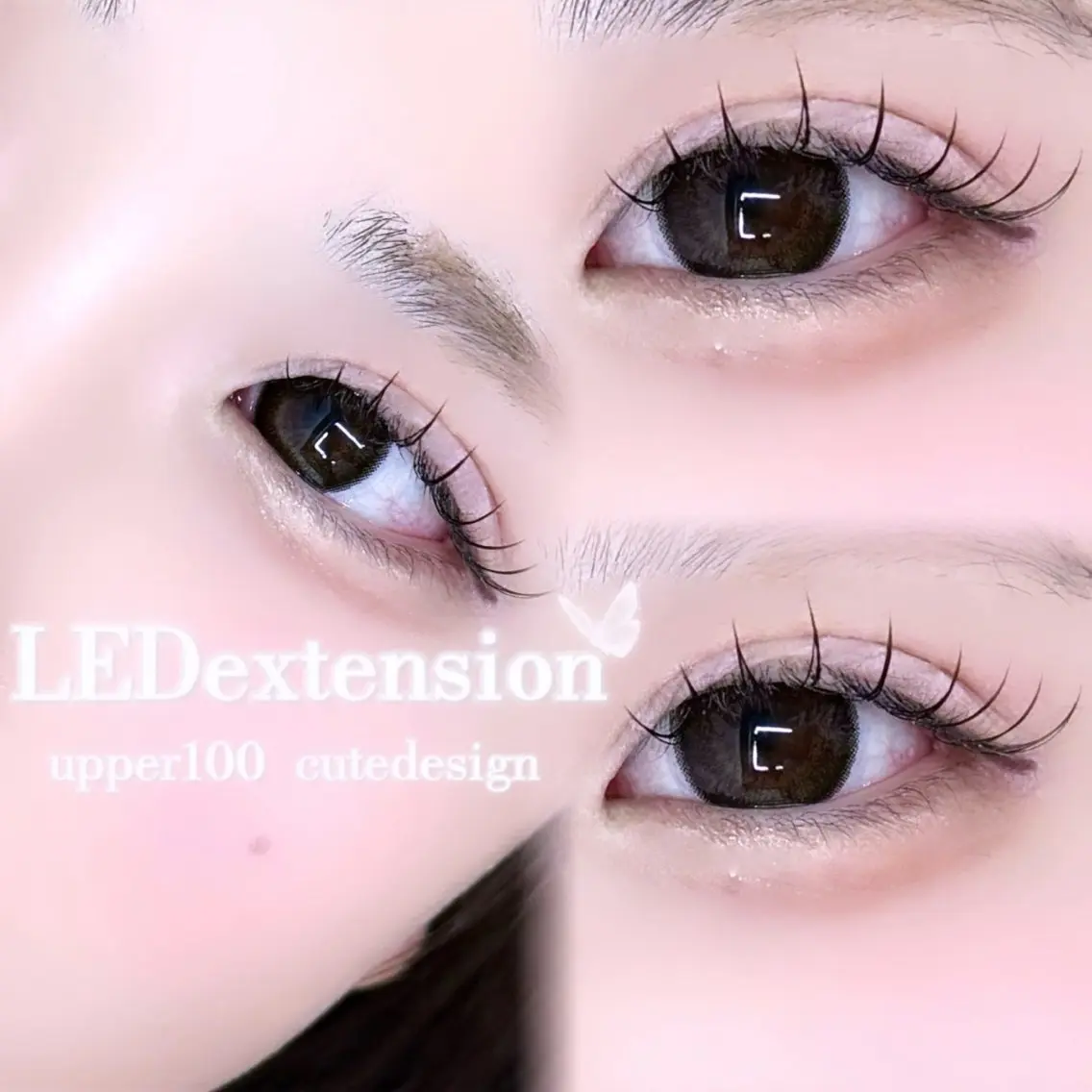 🎀LEDマツエク🎀100~140本 他店オフ⭕️ フラットラッシュ✨コーティング込の写真