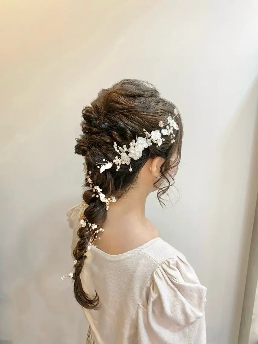 ヘアアレンジ 結婚式・ブライダル ヘアセット トップスタイリスト 林すずかのヘアスタイル