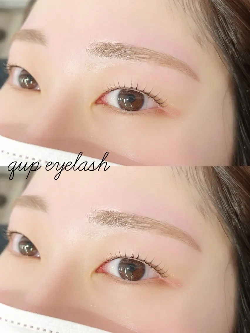 マツエク・マツパ 一重×まつ毛パーマ qup eyelash井畑のマツエク・マツパデザイン