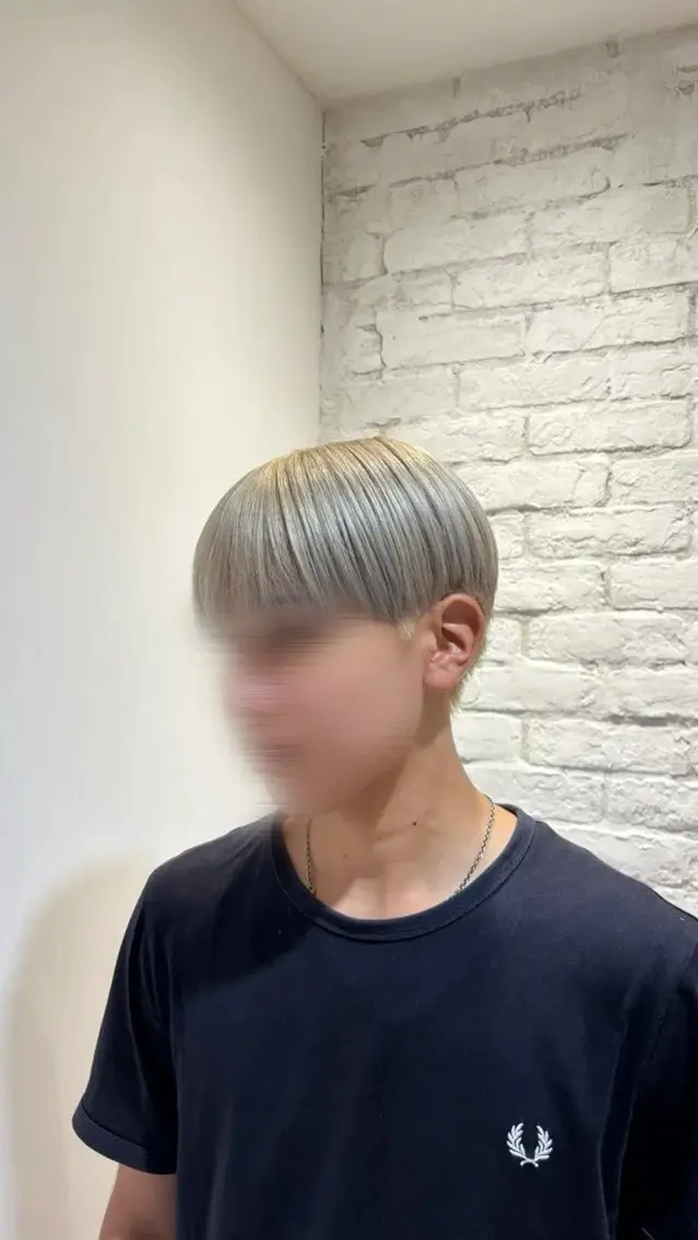 ショート カラー メンズ カット ヘアカラー EARTH三鷹 KOKOROのヘアスタイル