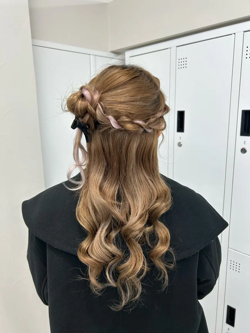 ヘアアレンジ ヘアセット アレンジ/エクステ✨ 推し/横浜🩵かのんのヘアスタイル