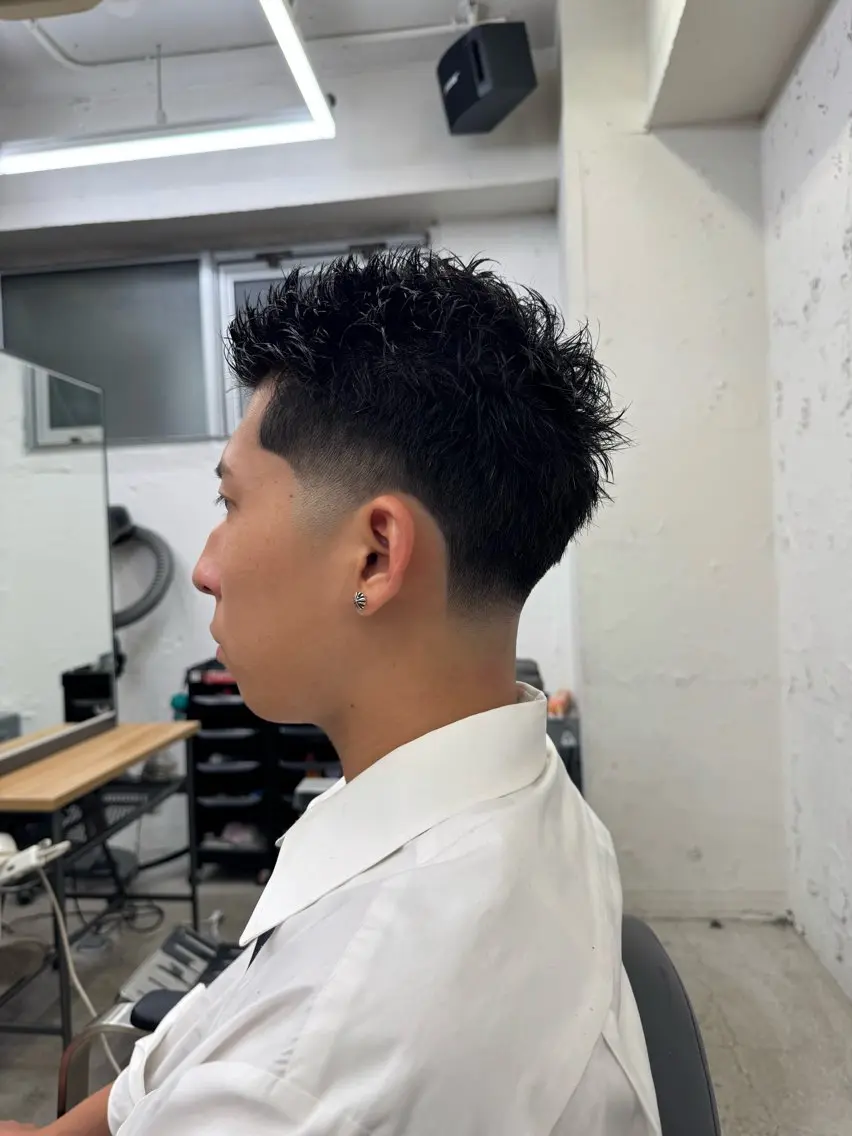 ショート メンズ フェードカット メンズショート スキンフェード スパイキーショート ショートヘア カット トリートメント 💈メンズ特化💈 TASUKUのヘアスタイル