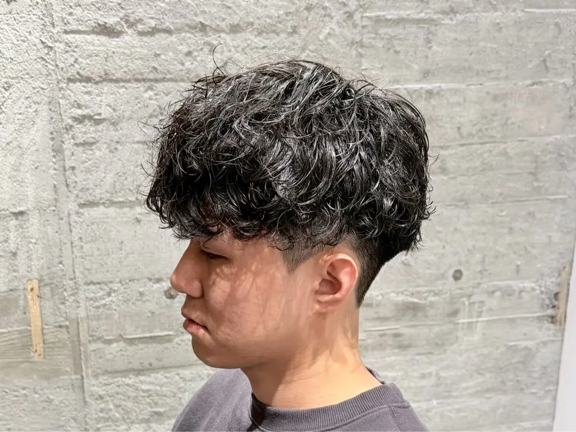 ショート パーマ メンズ 朝ラクパーマ 【SENA】のヘアスタイル