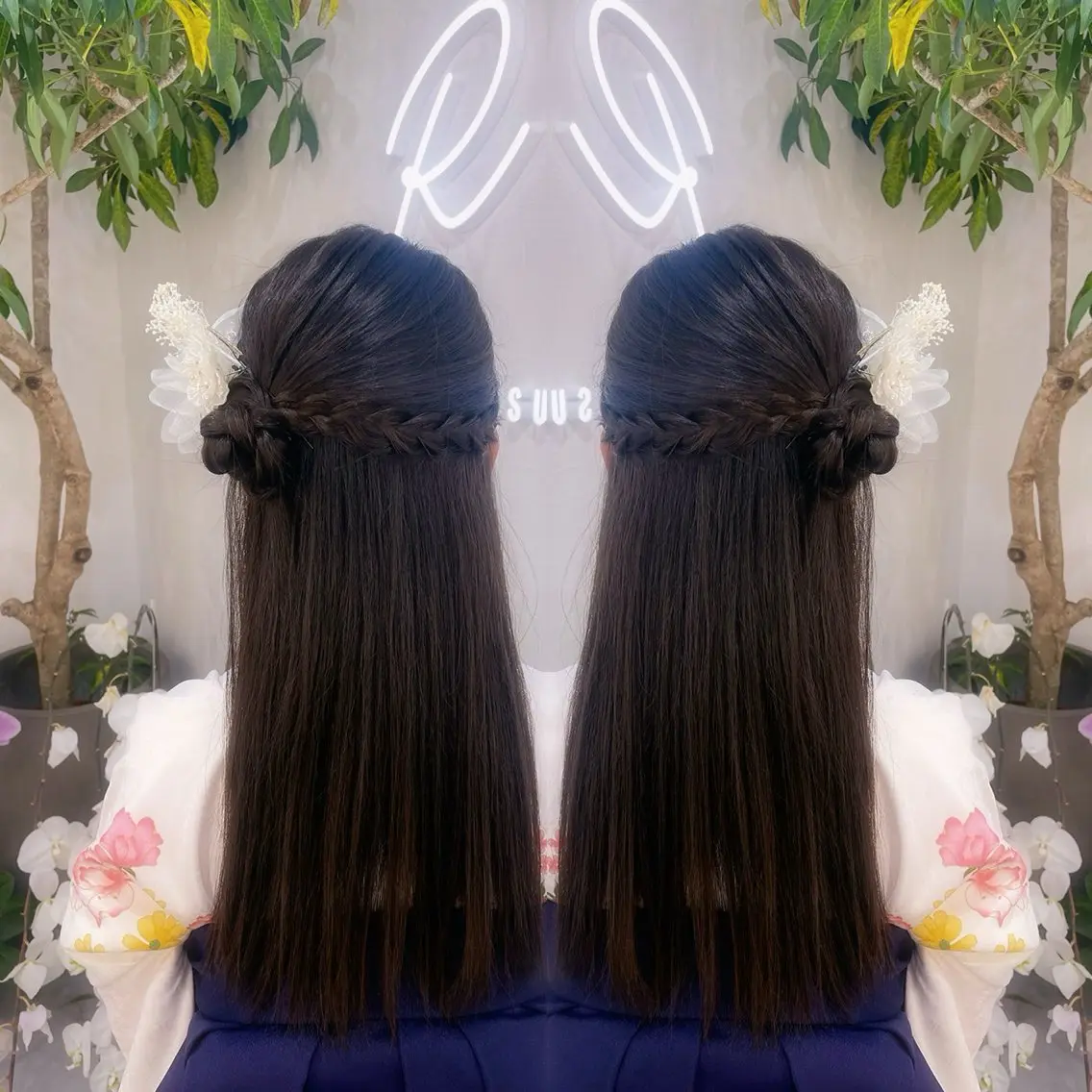ヘアアレンジ ヘアセット 🤍AIRA🤍のヘアスタイル