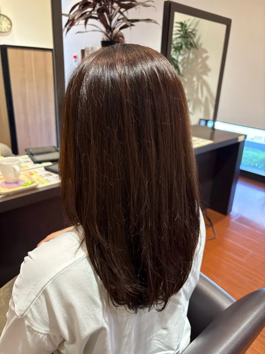 セミロング ヘアカラー 💜堀 有紀💜のヘアスタイル