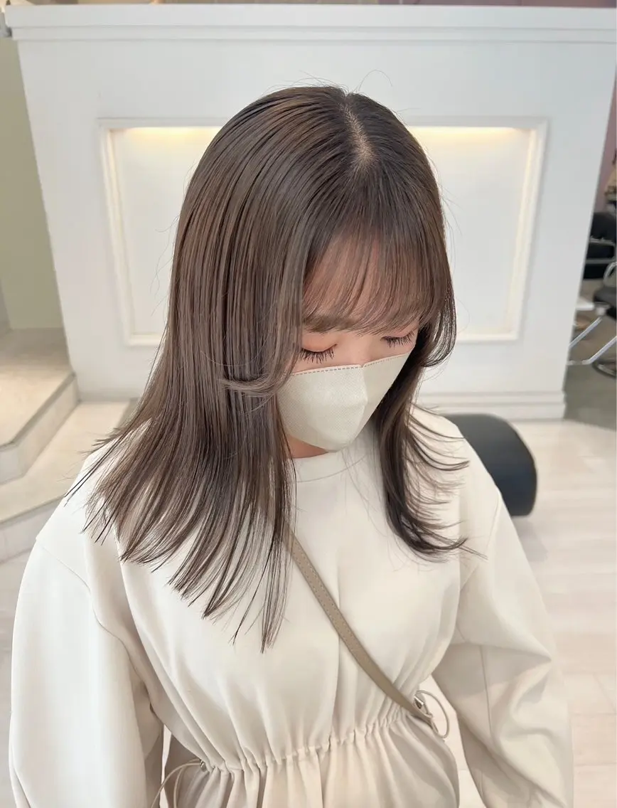 ミディアム カラー ヘアカラー ParveMix / 横谷 日菜子 ❤︎のヘアスタイル