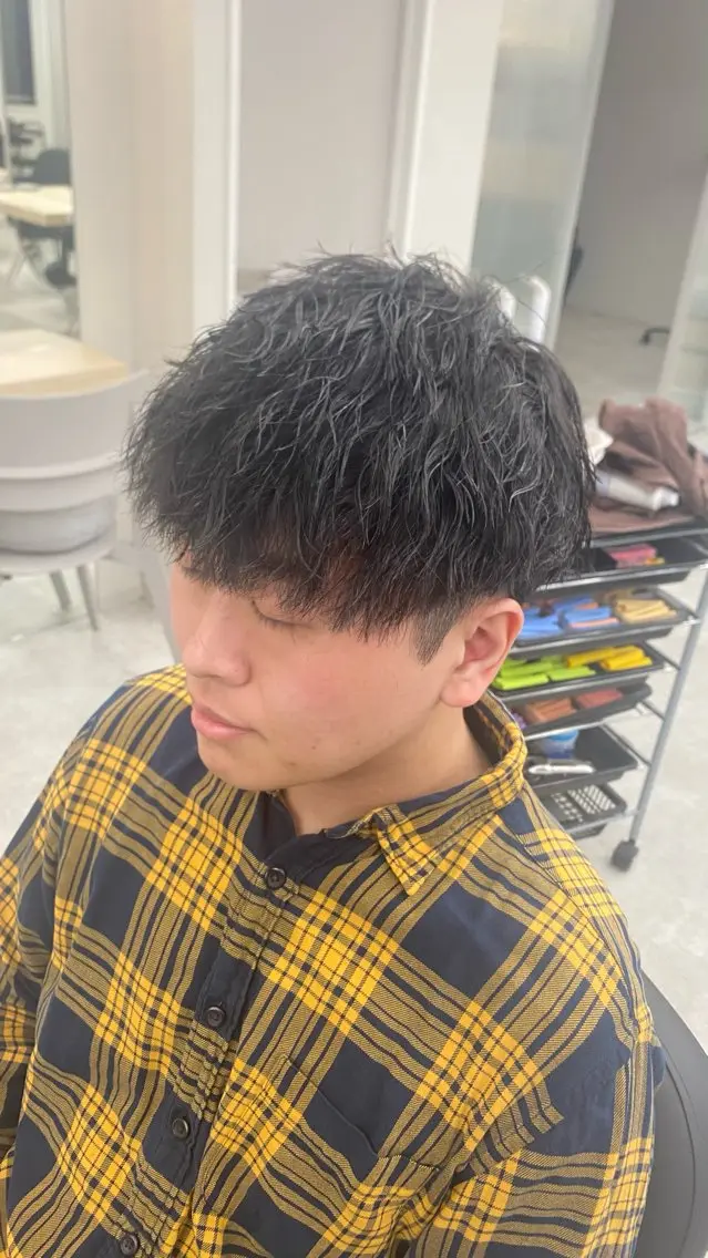 【メンズ限定】🫧デザインパーマ+カット🫧の写真
