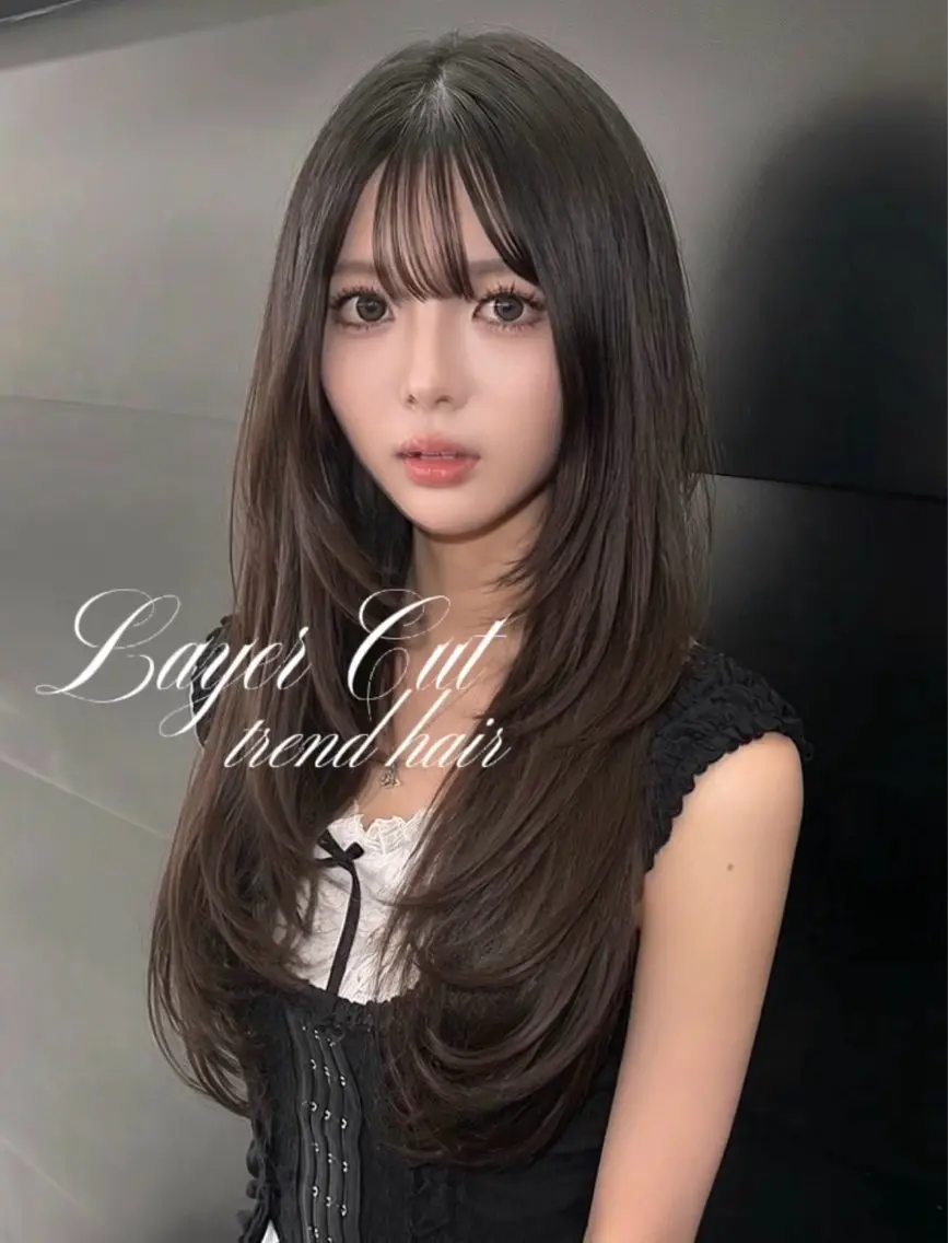 ロング Mimi♡/透明感 /ワンホンレイヤーのヘアスタイル
