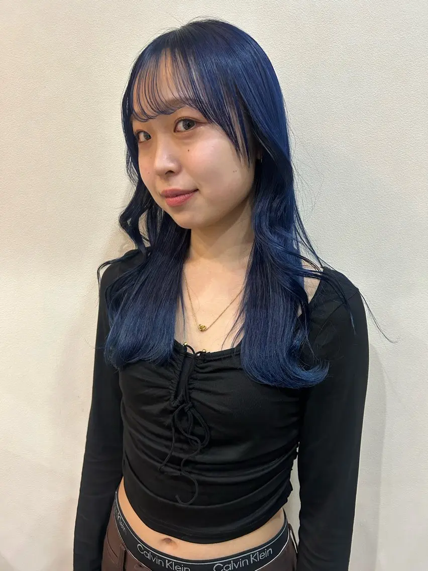 ロング カラー ヘアカラー ボブ/透明感カラー 🧸YUI❤️のヘアスタイル