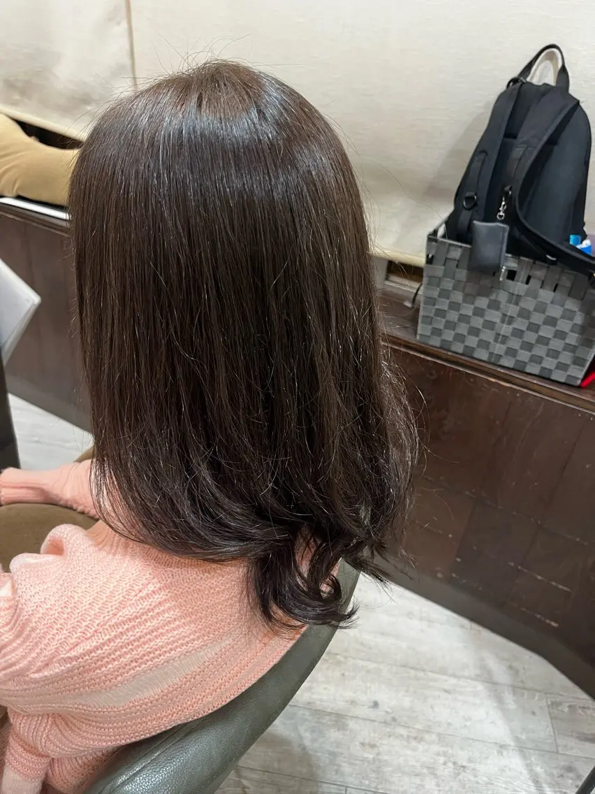 カラー 縮毛矯正 ヘアカラー 縮毛矯正 高橋 蓮/ カラーモデル様募集のヘアスタイル
