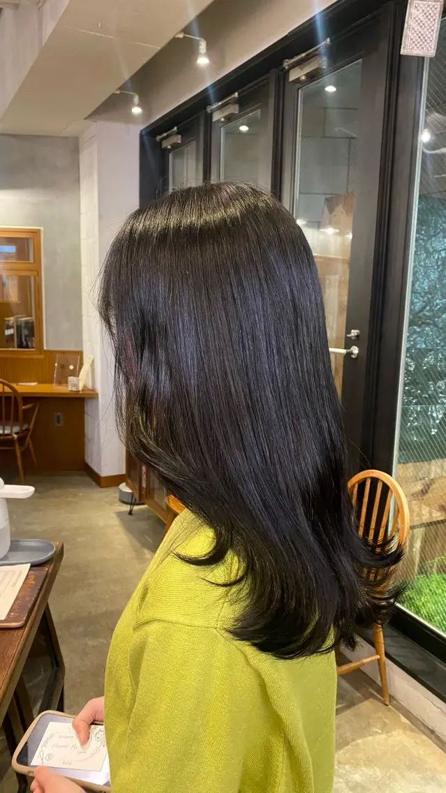 ロング カラー ブルーカラー オレンジ ブラウンカラー 🦔🪷なりたりみのヘアスタイル